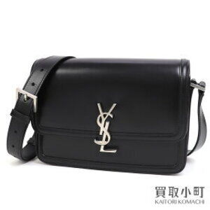 Saint Laurent Yves Solferino Crossbody Bag Black Cassandra YSL Flap